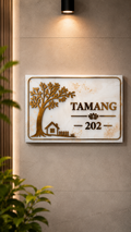 Premium rectangle nameplate