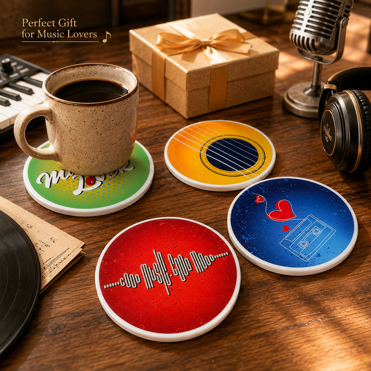Musical coaster