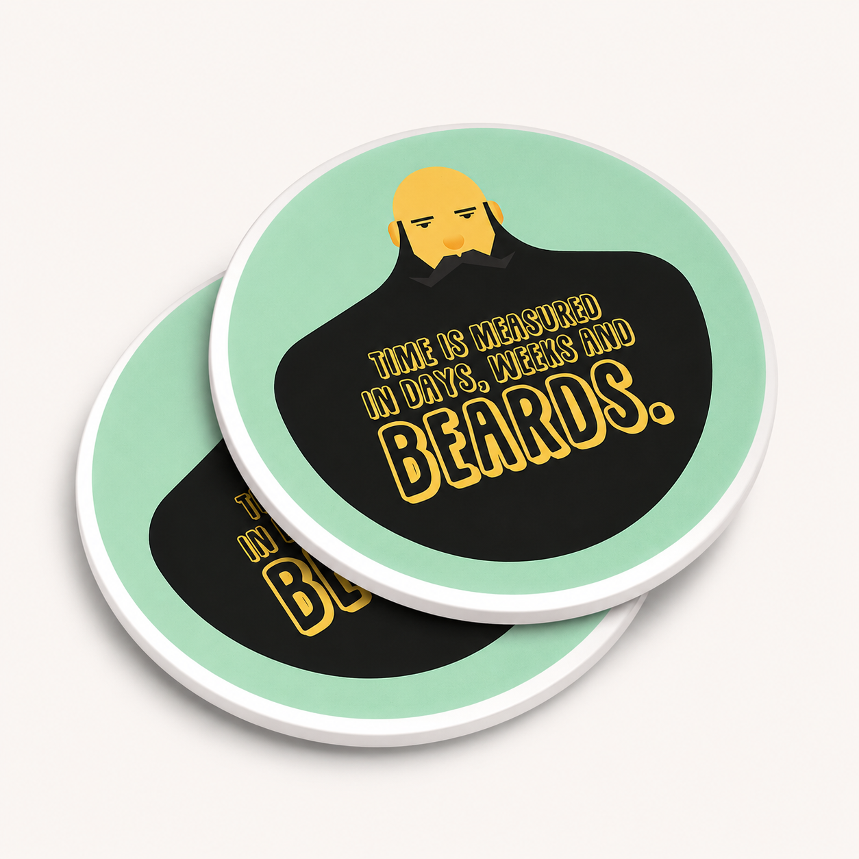 Days, weeks & Beard Coaster