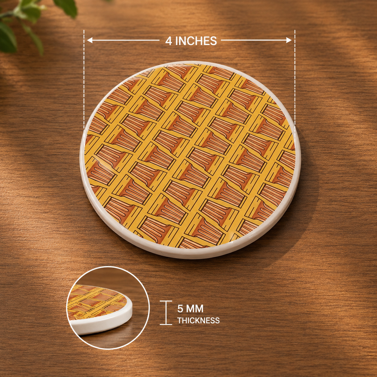 Tea mania & tea O'clock coaster