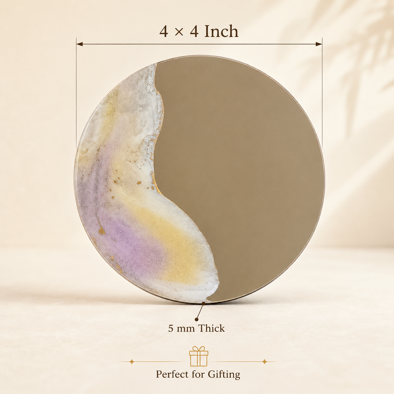Lavender Artistic Mini Vanity Mirror