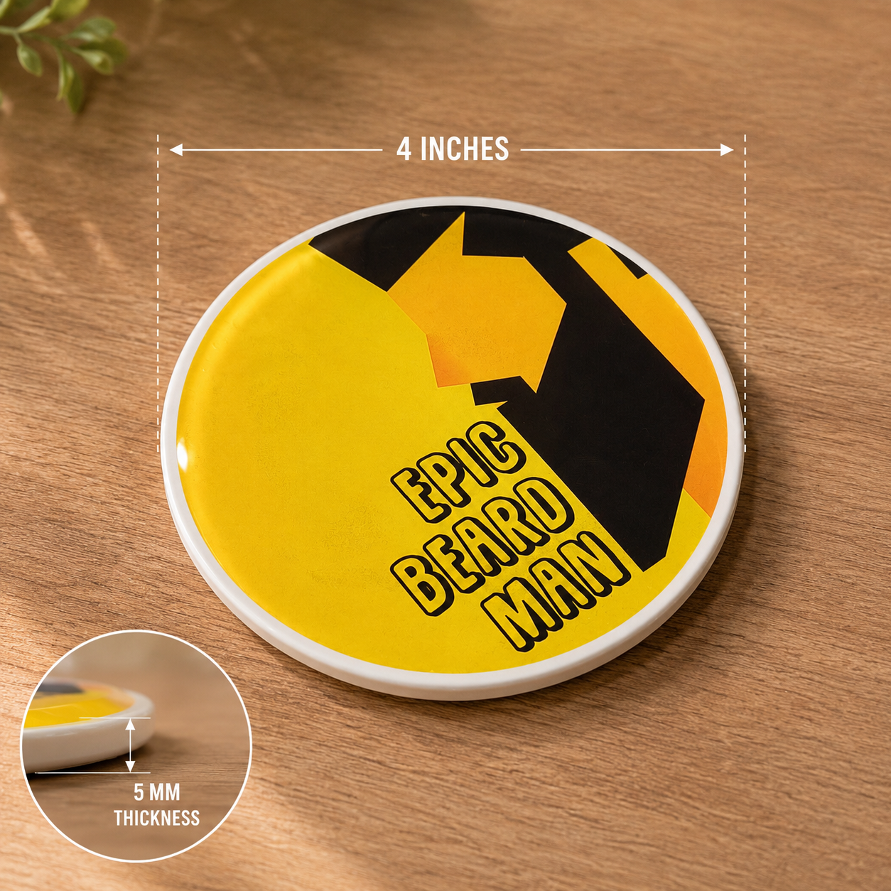 Epic Beard Man Coaster