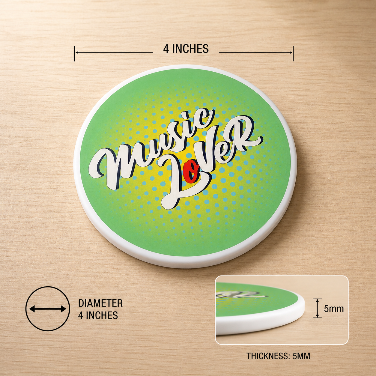 Music lover coaster