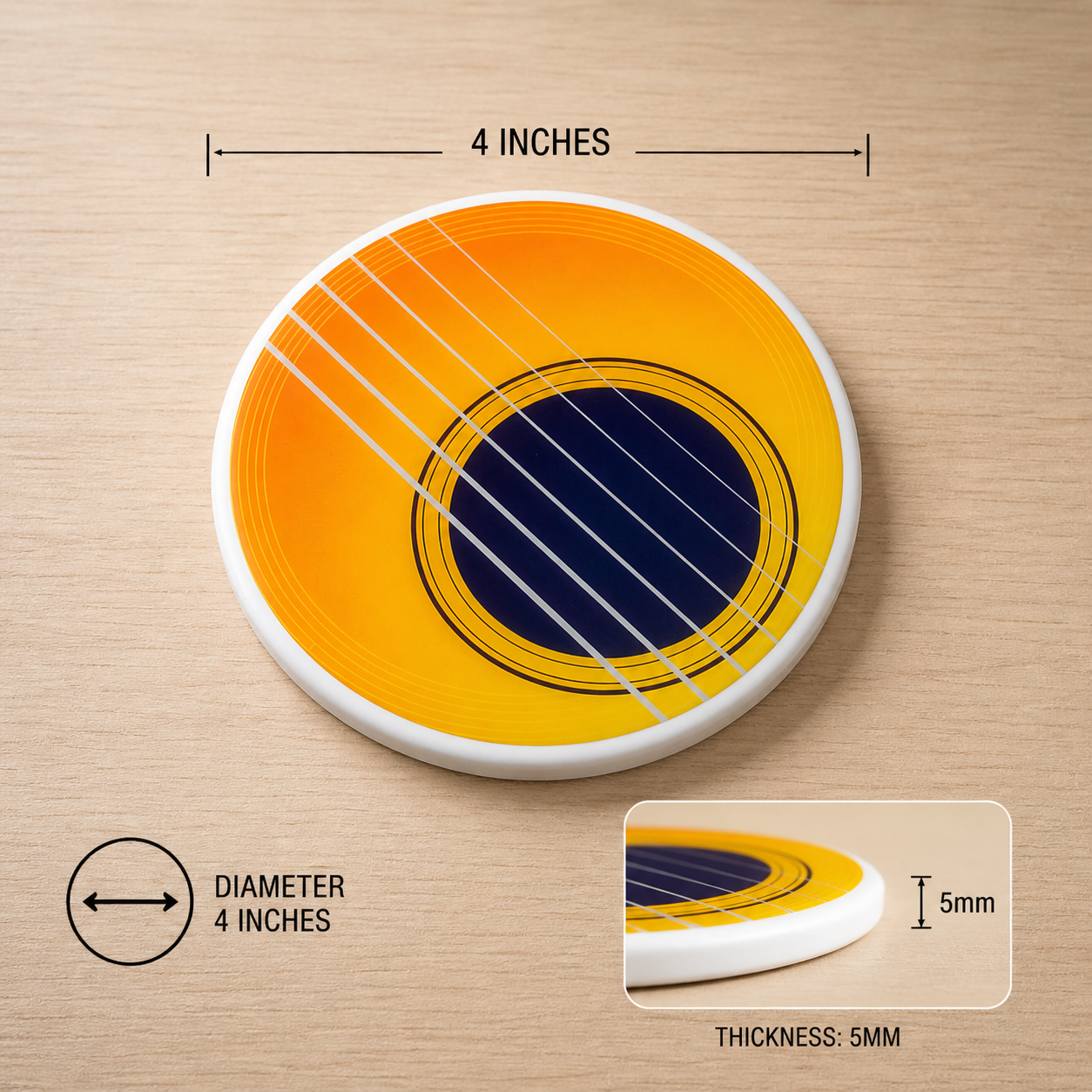 Music Instruments coaster