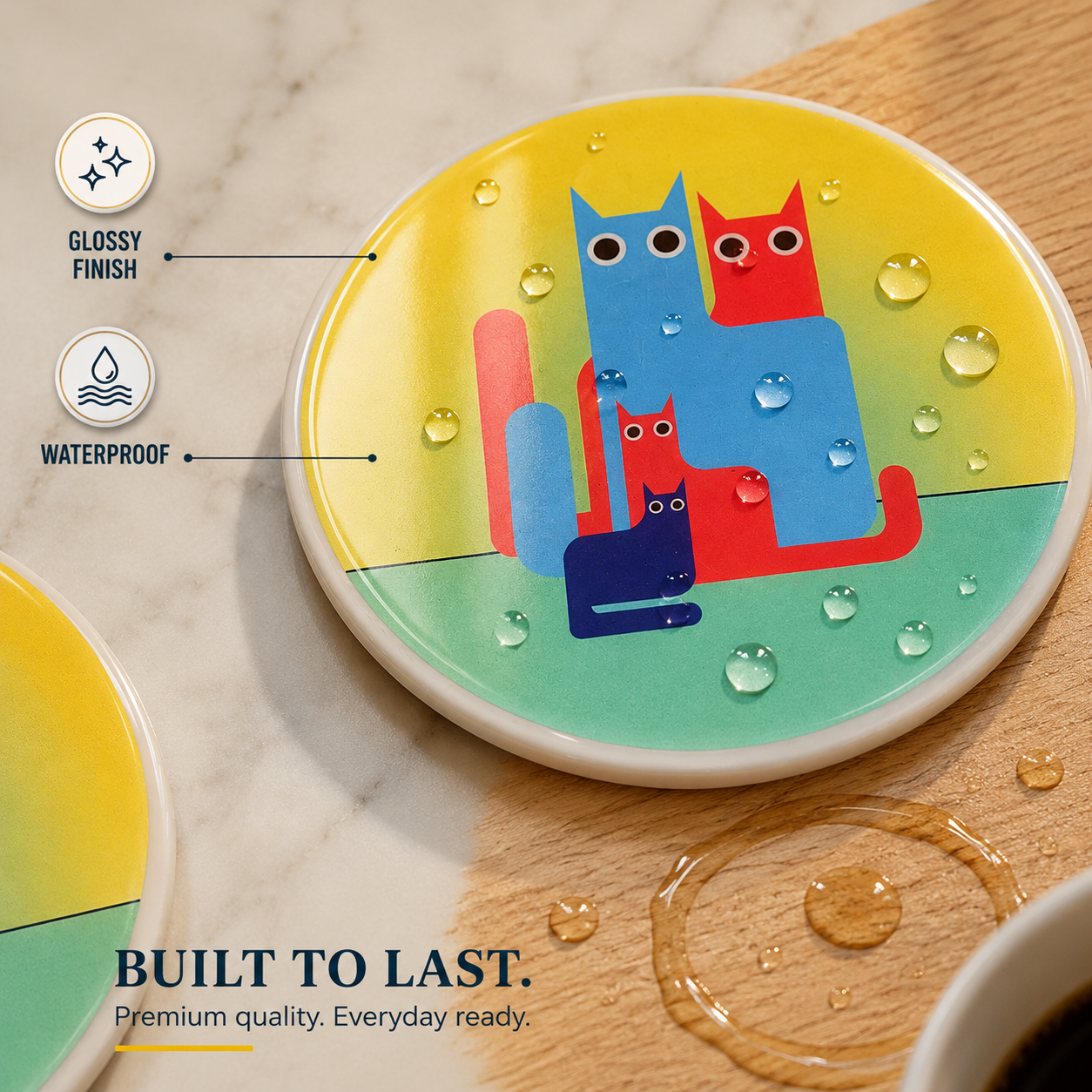 The cat squad and family coaster