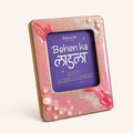 Pink Themed 2 in 1 Fridge Magnet & Desk Frame